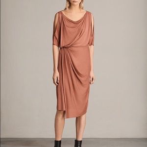 AllSaints Sina Asymmetric Dress S